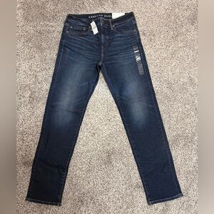 NWT! American Eagle Outfitters Slim Straight Airflex+ Rustic Blue Jeans